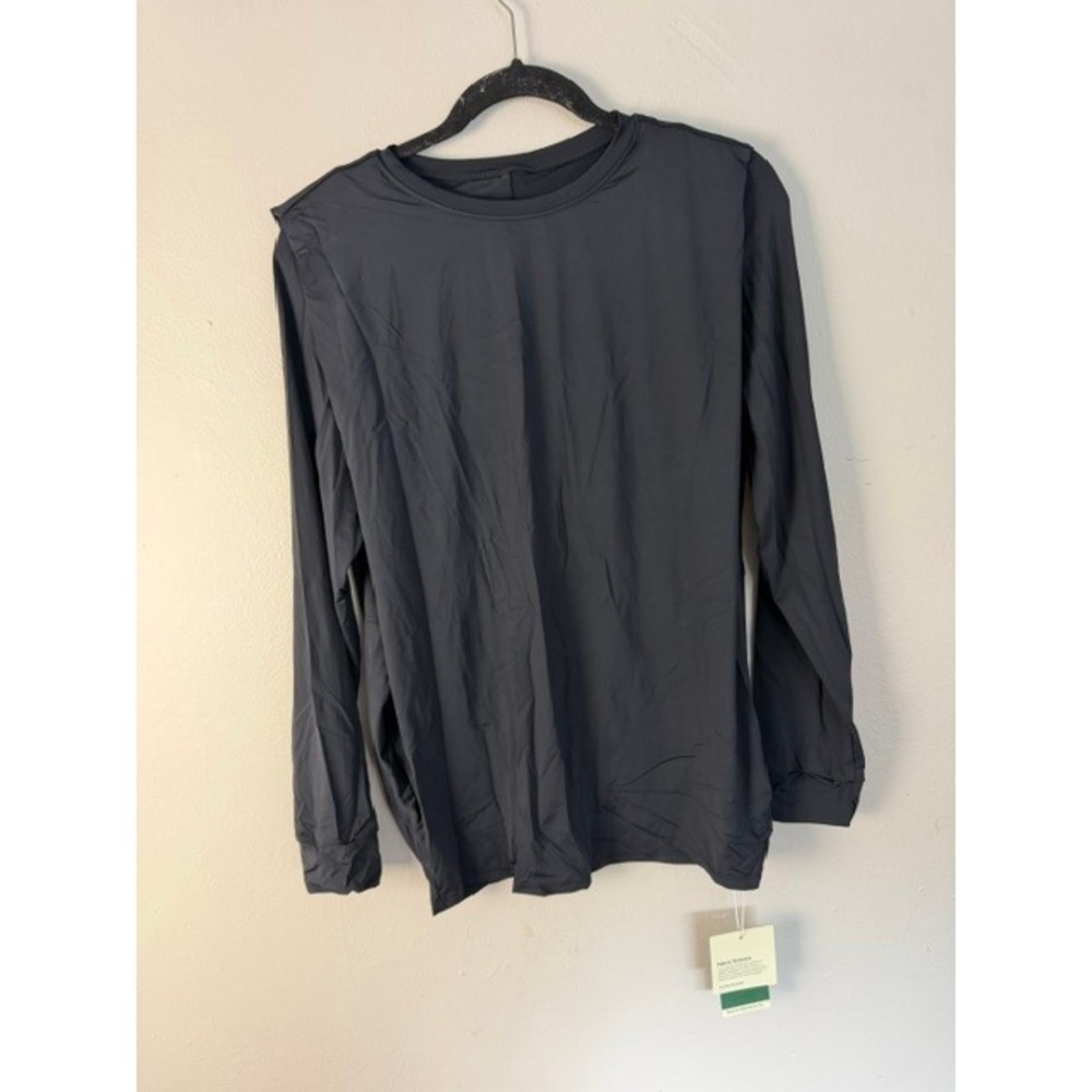 Halara Women Long Sleeve Padded Shoulder Active Top Size M 02B37004